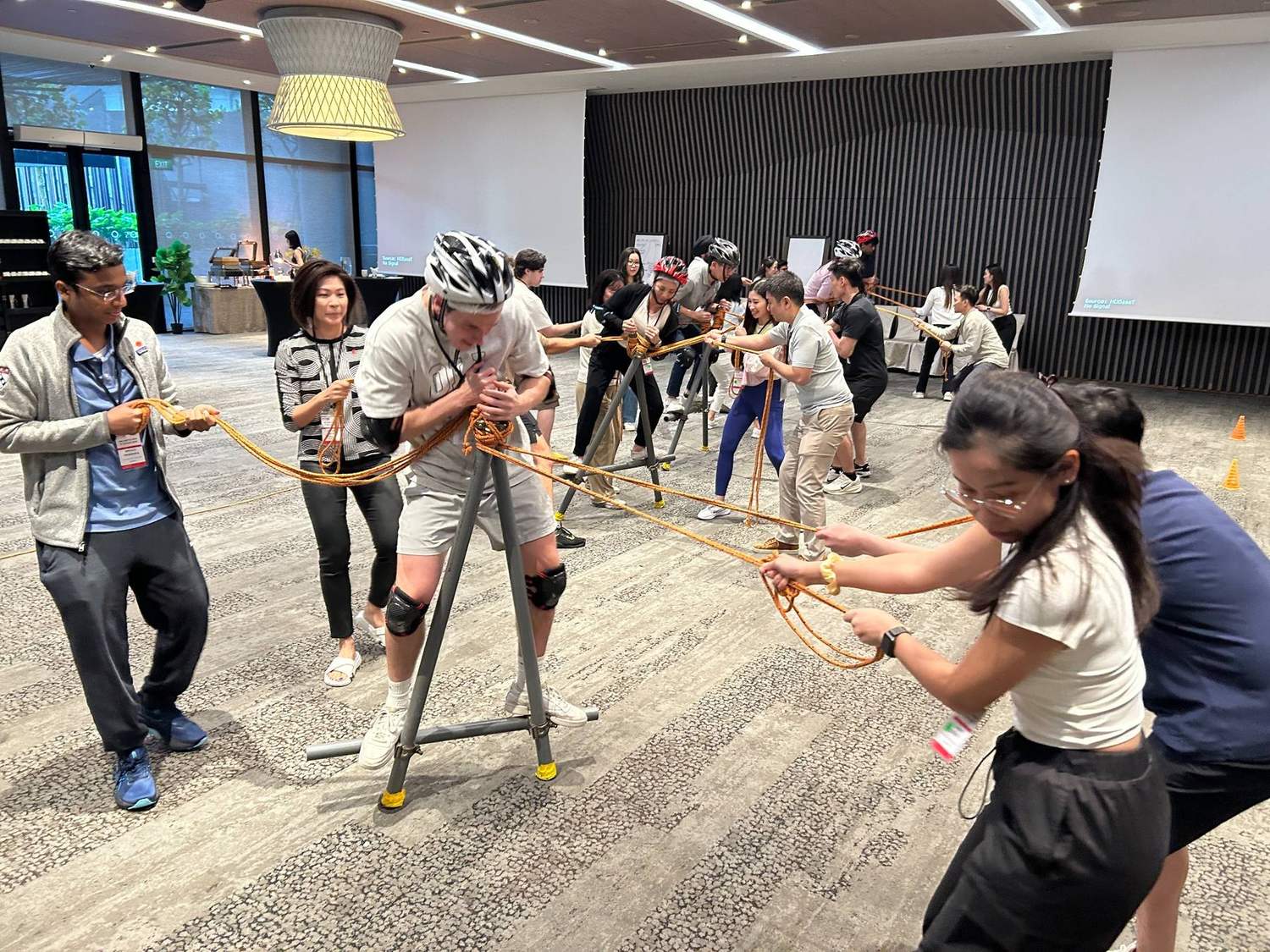 A' Mazing in-person team building activity